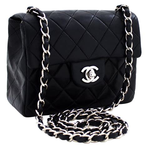 chanel bag silver chain|chanel handbags with chain straps.